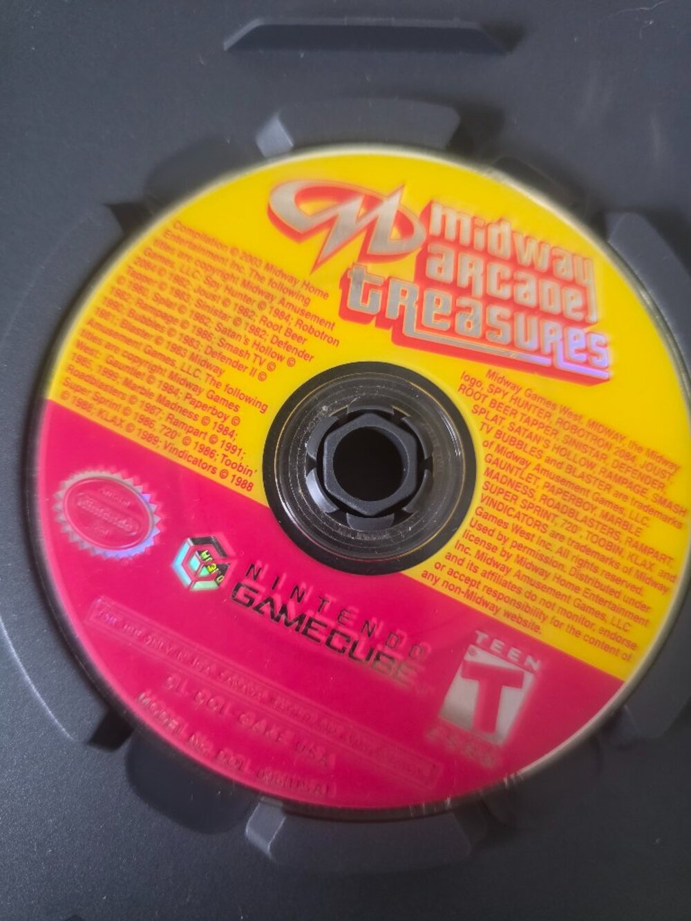 Midway Arcade Treasures - (Nintendo GameCube, 2003) - Disc Only